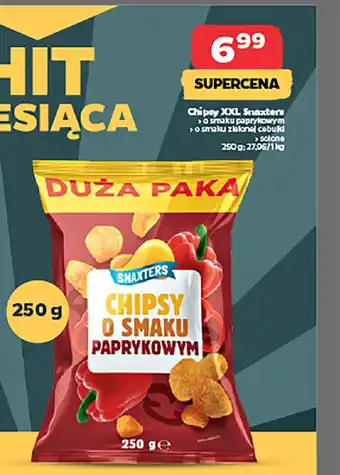 Netto Chipsy XXL Snaxters oferta