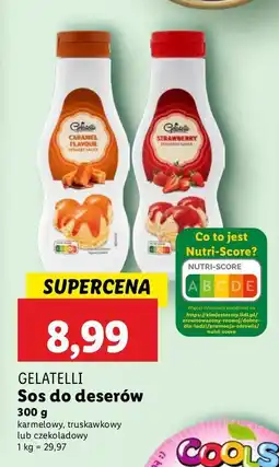 Lidl Sos kakaowy Gelatelli oferta