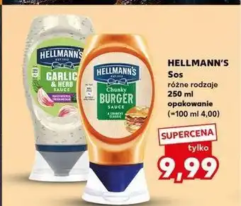 Kaufland Sos chunky burger Hellmann's oferta
