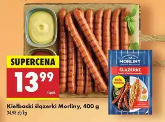 Biedronka Kiełbaski ślązerki Morliny, 400 g oferta