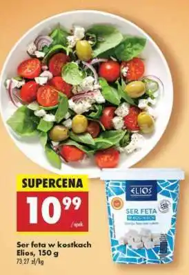Biedronka Ser feta w kostkach Elios, 150 g oferta