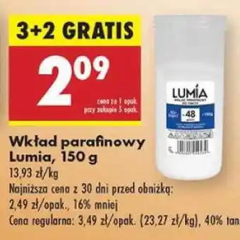 Biedronka Wkład parafinowy Lumia , 150 g oferta