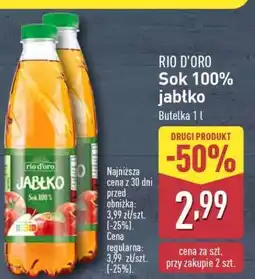 ALDI RIO D’ORO SOK 100% JABŁKO oferta