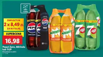 Lidl Pepsi Zero, Mirinda, 7UP oferta