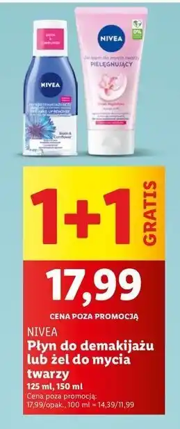 Lidl Żel-krem do mycia twarzy cera sucha i wrażliwa Nivea Face Essentials oferta