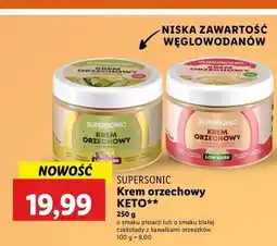 Lidl Krem orzechowy o smaku białej czekolady Supersonic oferta