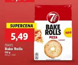 Lidl Bake rolls pizza 7 Days Rolls oferta