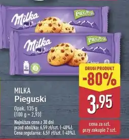 ALDI Ciastka z kawałkami czekolady Pieguski oferta