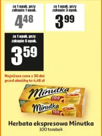 Auchan Herbata ekspresowa Minutka oferta