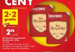 Biedronka Ser rycerski plastry Światowid oferta