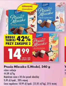 Biedronka Czekoladki czekoladowe E. wedel ptasie mleczko oferta