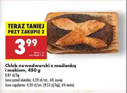 Biedronka Chleb nowodworski z maślanką i makiem oferta