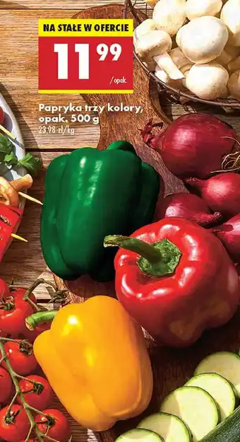 Biedronka Papryka trzy kolory oferta