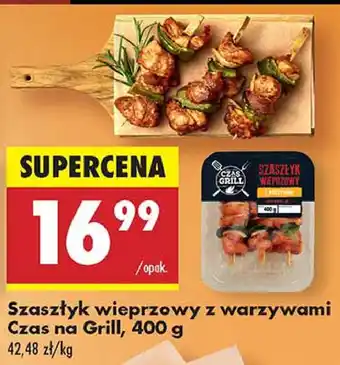 Biedronka Szaszłyk wieprzowy z warzywami Czas na grill oferta