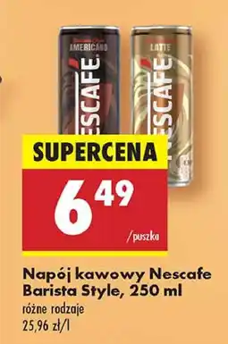 Biedronka Kawa americano Nescafe barista style oferta