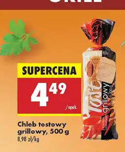 Biedronka Chleb tostowy grillowy z masłem i czosnkiem Oskroba oferta
