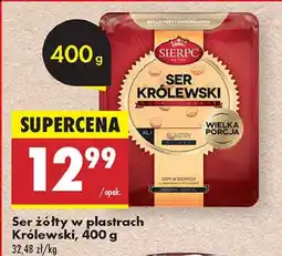 Biedronka Ser królewski plastry Sierpc oferta