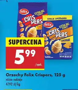 Biedronka Orzeszki papryka Felix crispers oferta