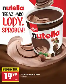 Biedronka Lód Nutella oferta