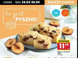 Biedronka Ciasto ze śliwkami oferta