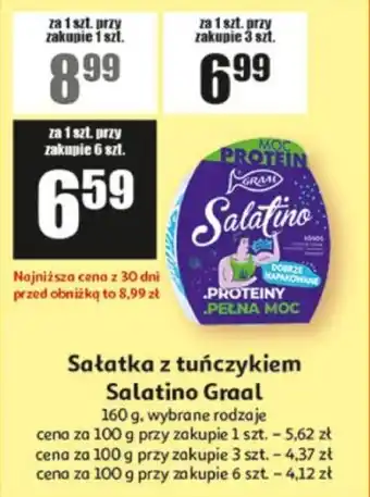 Auchan Sałatka z tuńczykiem Salatino Graal oferta