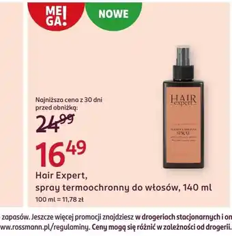 Rossmann Spray termoochronny do włosów oferta