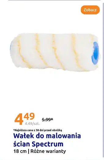Action Watek do malowania ścian Spectrum oferta