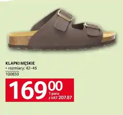 Selgros Klapki męskie oferta