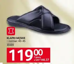 Selgros Klapki męskie oferta