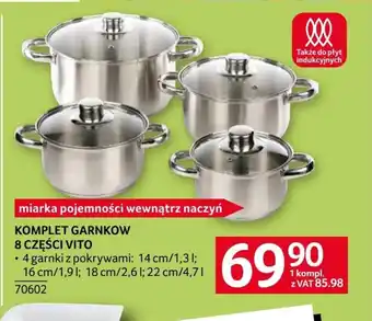 Selgros Zestaw garnków Vito oferta