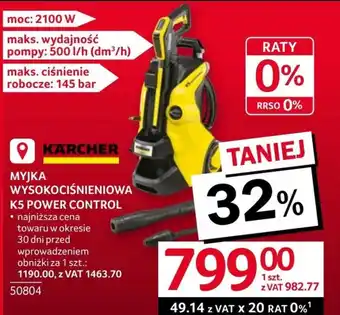 Selgros Myjka wysokociśnieniowa Kärcher oferta
