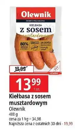 E.Leclerc Kiełbasa biała z sosem chrzanowym Olewnik oferta
