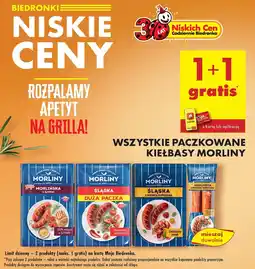 Biedronka Kiełbasy paczkowane Morliny oferta