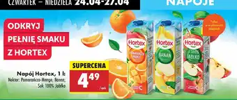 Biedronka Sok jabłkowy Hortex oferta