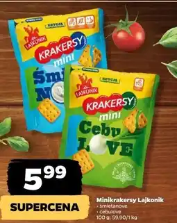 Netto Krakersy cebulove Lajkonik Mini oferta