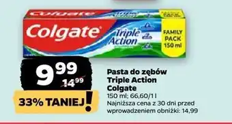 Netto Pasta do zębów Colgate Triple Action oferta
