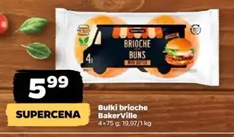 Netto Bułki hamburgerowe z sezamem Bakerville oferta
