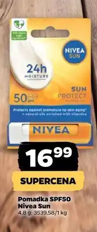 Netto Pomadka sun protect spf 30 Nivea Sun oferta