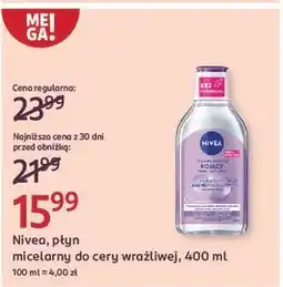 Rossmann Płyn micelarny kojący Nivea Visage oferta