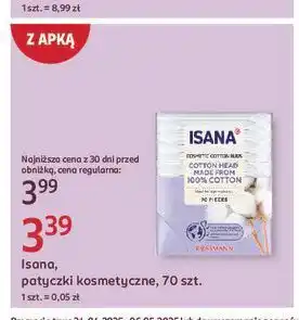 Rossmann Patyczki kosmetyczne Isana oferta