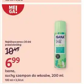 Rossmann Szampon suchy do włosów Isana Hair Professional oferta