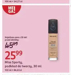 Rossmann Podkład do twarzy Miss Sporty Naturally Perfect oferta