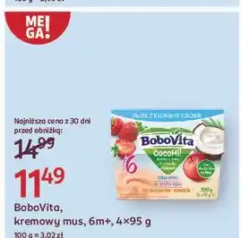 Rossmann Kremowy mus truskawka i banan Bobovita Cocomi! oferta
