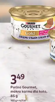 Rossmann Karma dla kota z cielęciną Purina Gourmet Gold oferta