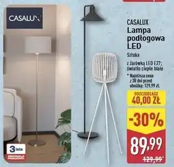 ALDI Lampa podłogowa led Casalux oferta