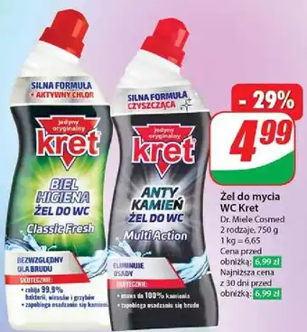 Dino Żel do wc wybiela Kret oferta