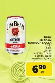 Carrefour Drink Jim Beam & Cola oferta
