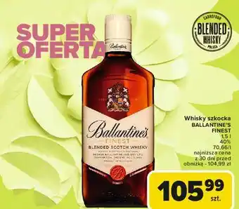 Carrefour Whisky Ballantine's Finest oferta