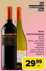 Carrefour Wino Porta Chardonnay oferta