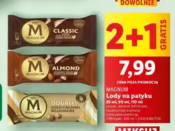 Lidl Lód gold caramel billionaire Algida magnum double oferta